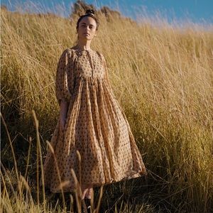 Daughters of India Kyra Midi Dress ~ Sandalwood